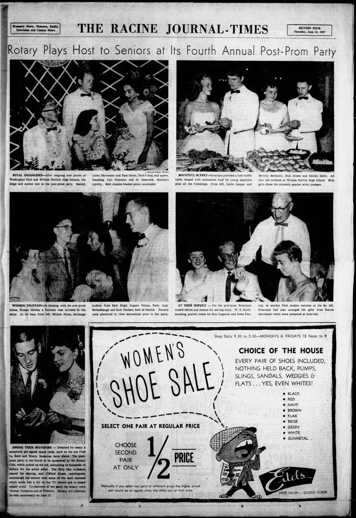 Rotary Post Prom 1957